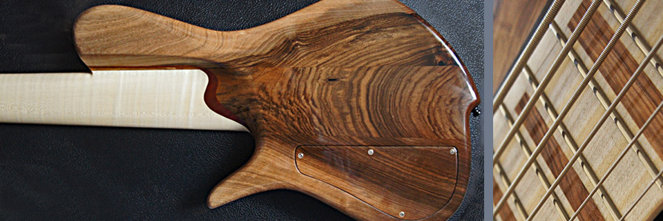 Basse électrique sur mesure Luthier France